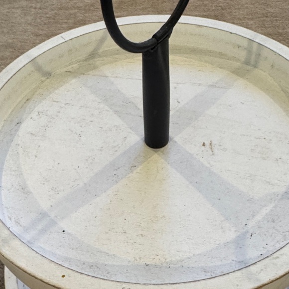 Hobby Lobby Black and White Two-Tier Tray - Picture 6 of 11